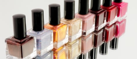 selection of exciting colours for nails at evolve salon